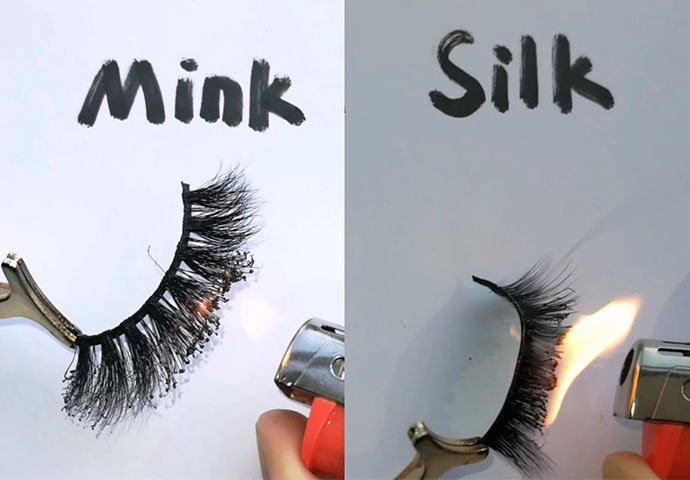 Do you know what material false eyelashes are made of?