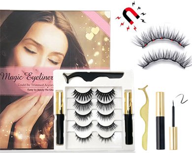 Magnetic Eyelash with magnetic eyeliner