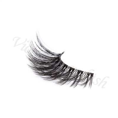 Superfine clear band synthetic fiber silk lashes SNG014 -187